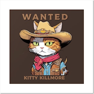 Kitty Cowboy Bandit Posters and Art